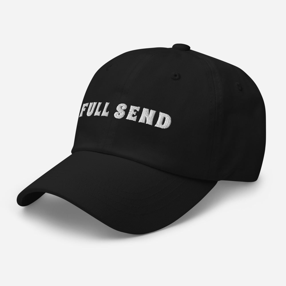 FULL SEND DAD HAT - BLACK