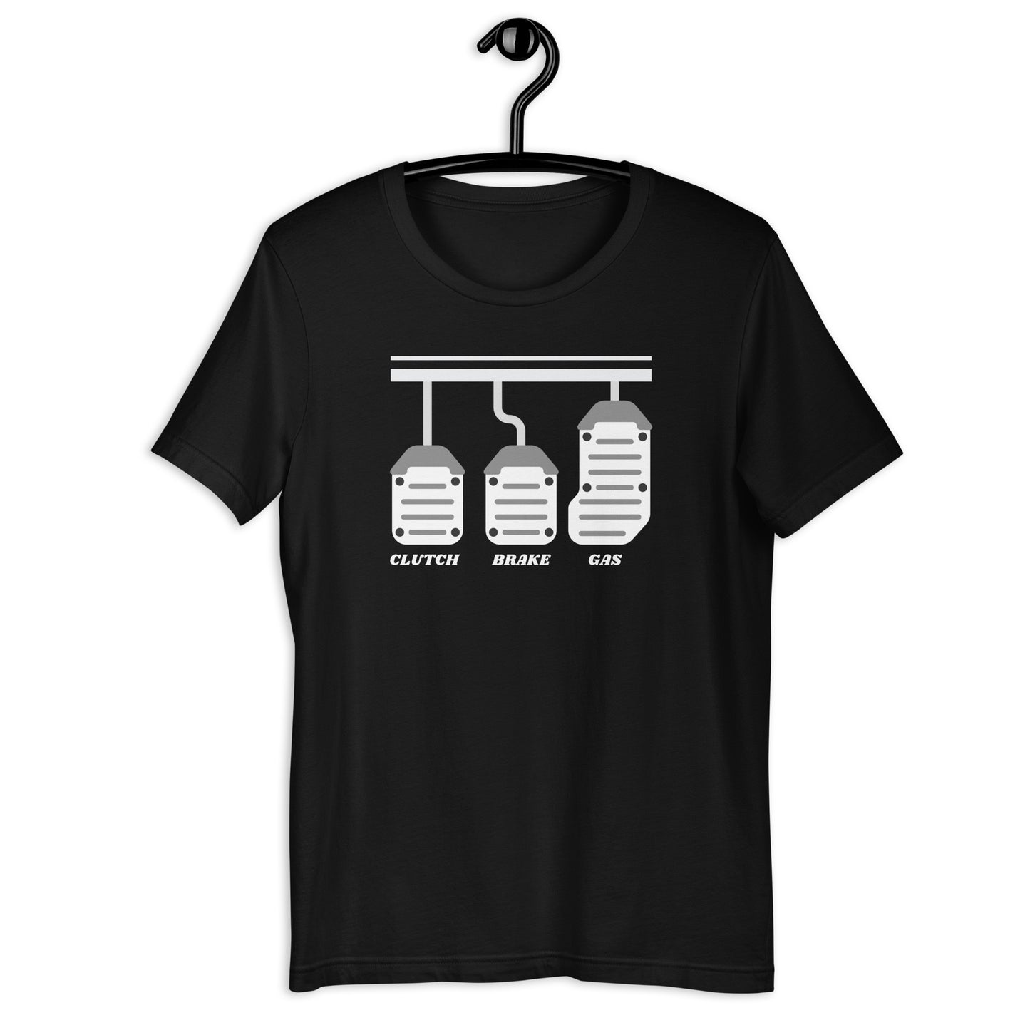 CLUTCH BRAKE AND GAS TEE - BLACK