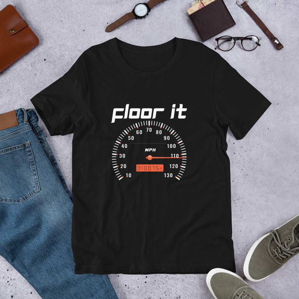 FLOOR IT TEE - BLACK