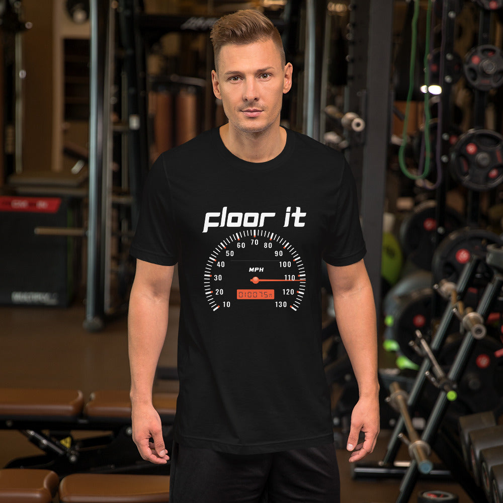FLOOR IT TEE - BLACK