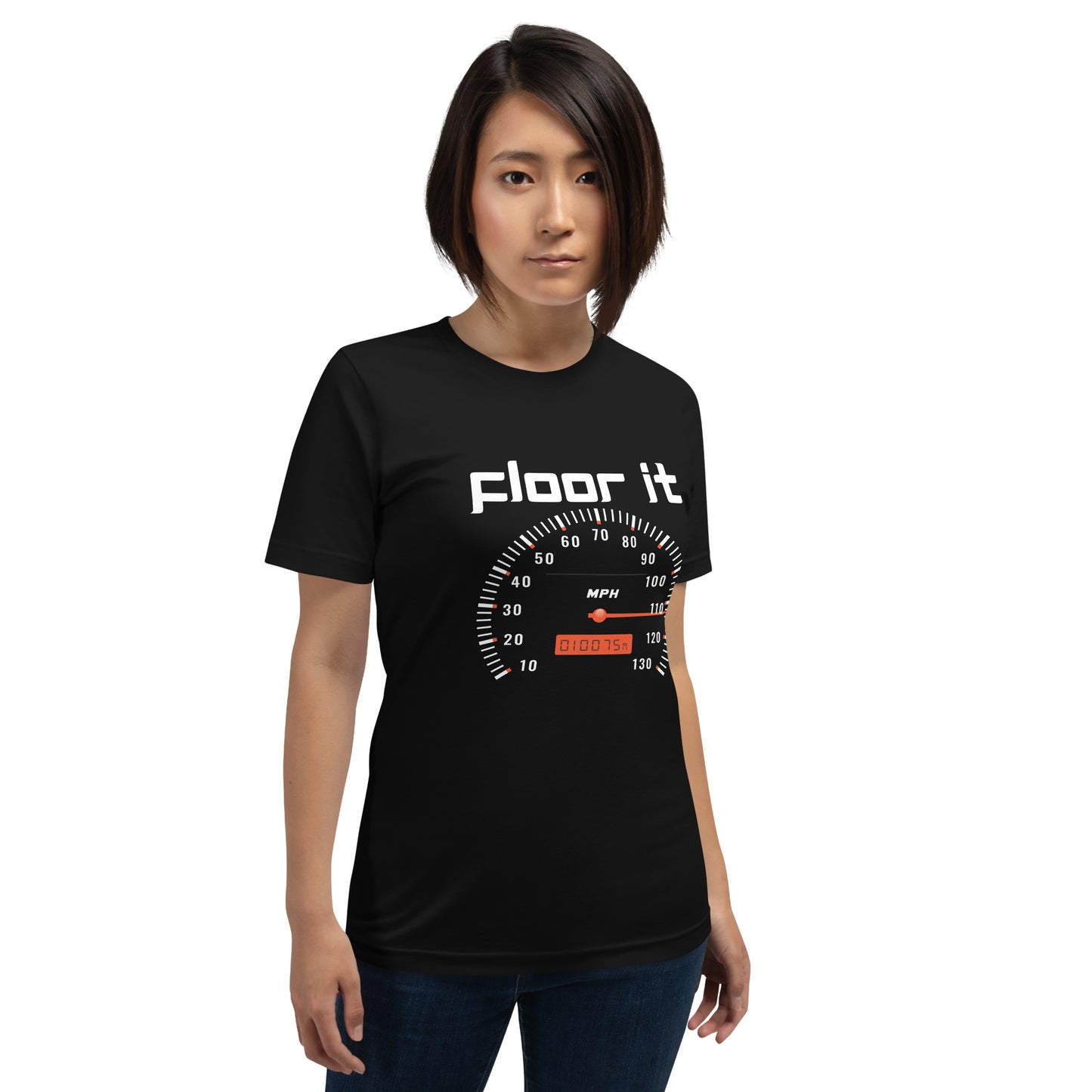 FLOOR IT TEE - BLACK
