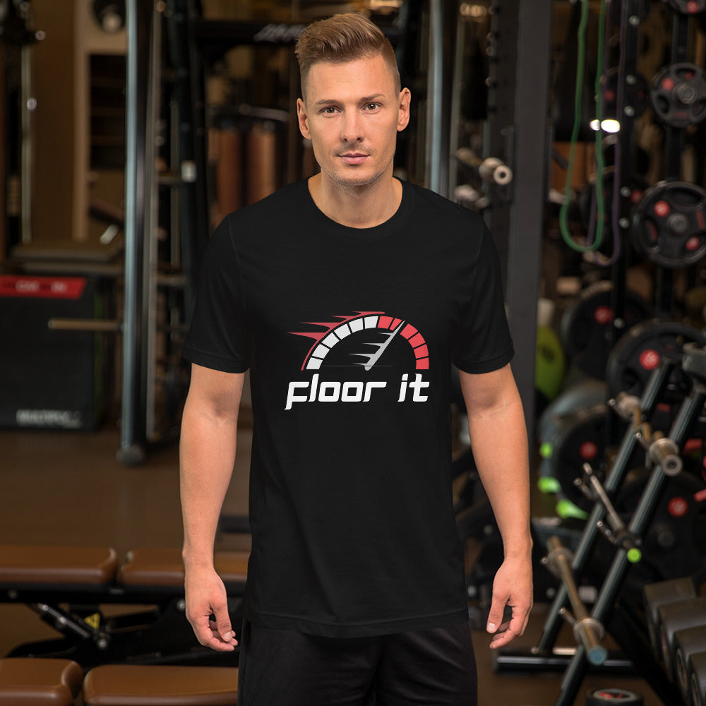 FLOOR IT TEE - BLACK