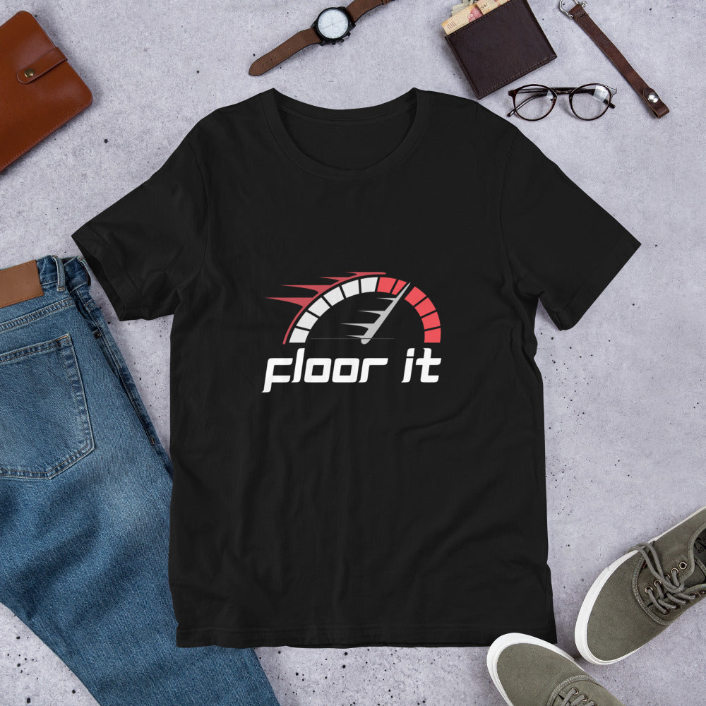 FLOOR IT TEE - BLACK