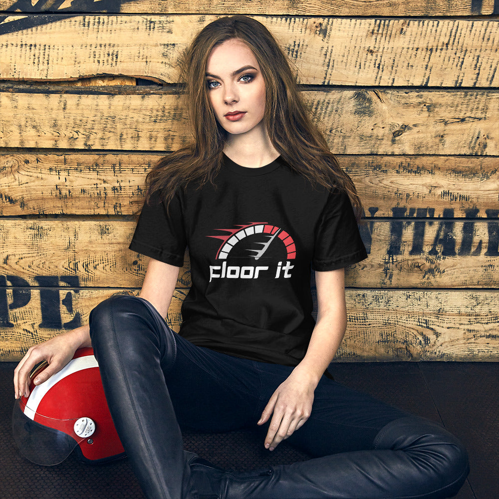 FLOOR IT TEE - BLACK