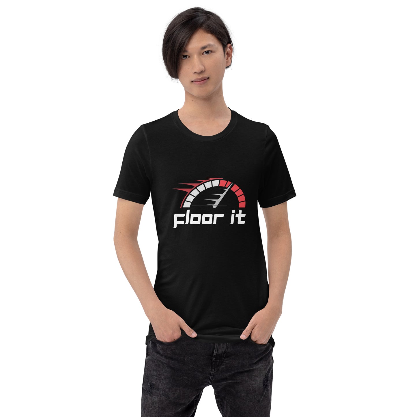 FLOOR IT TEE - BLACK