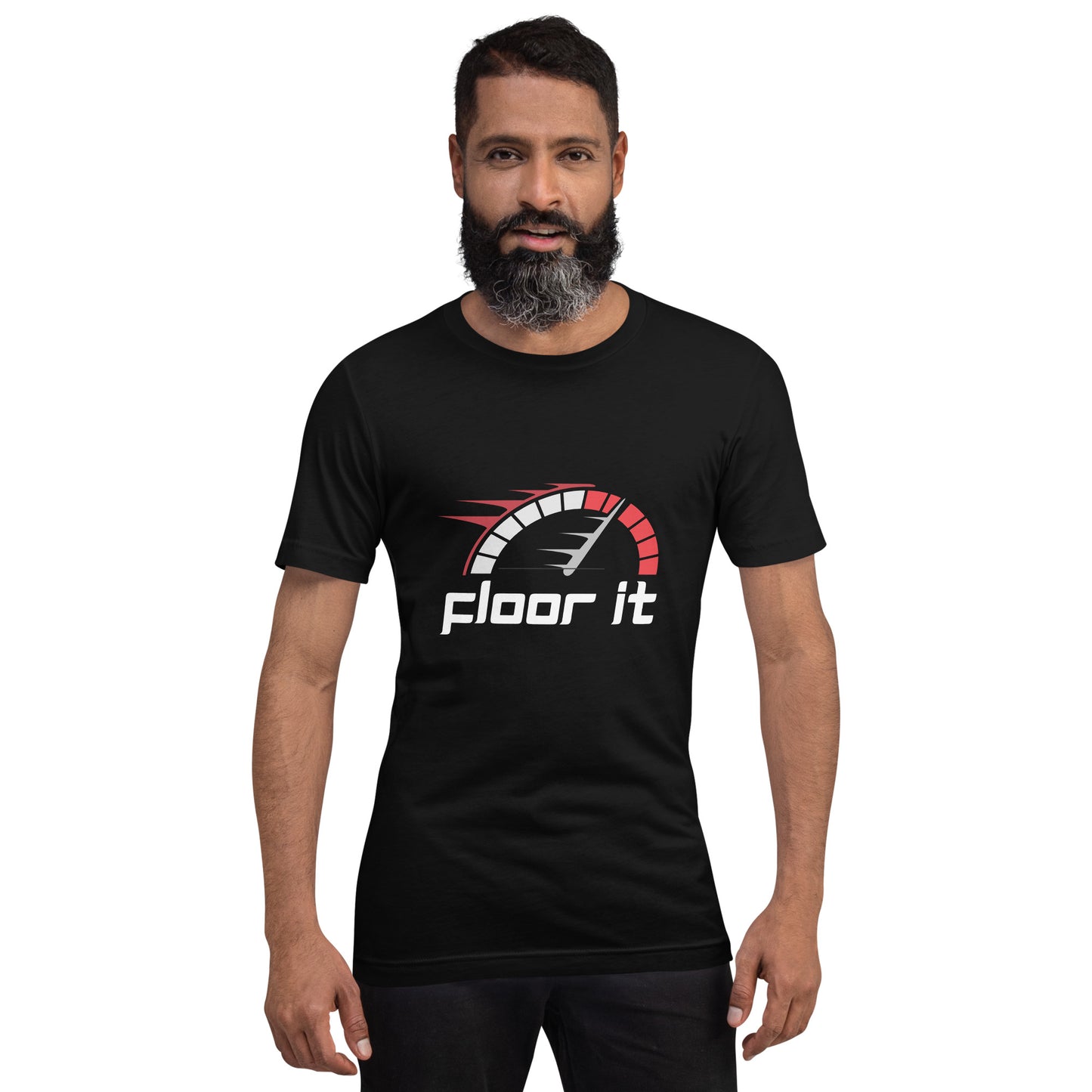 FLOOR IT TEE - BLACK
