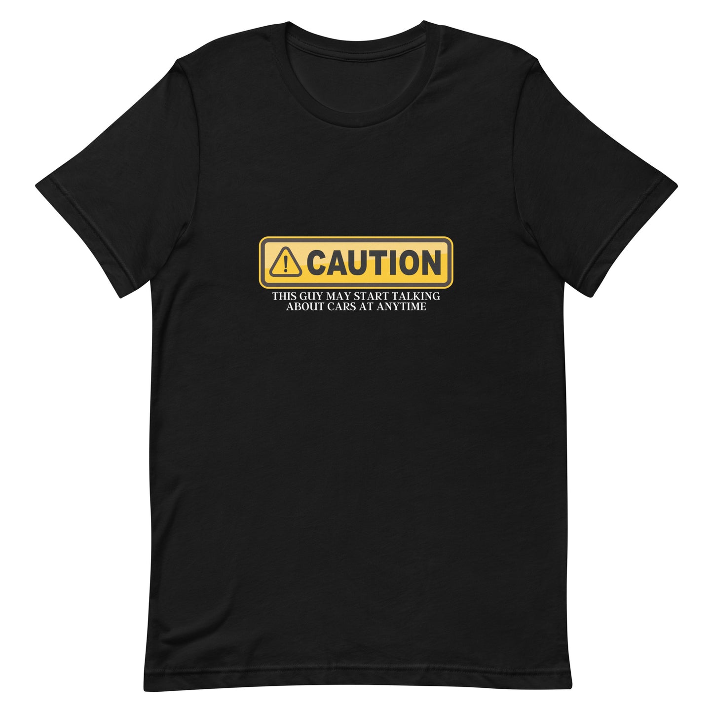 CAUTION TEE - BLACK