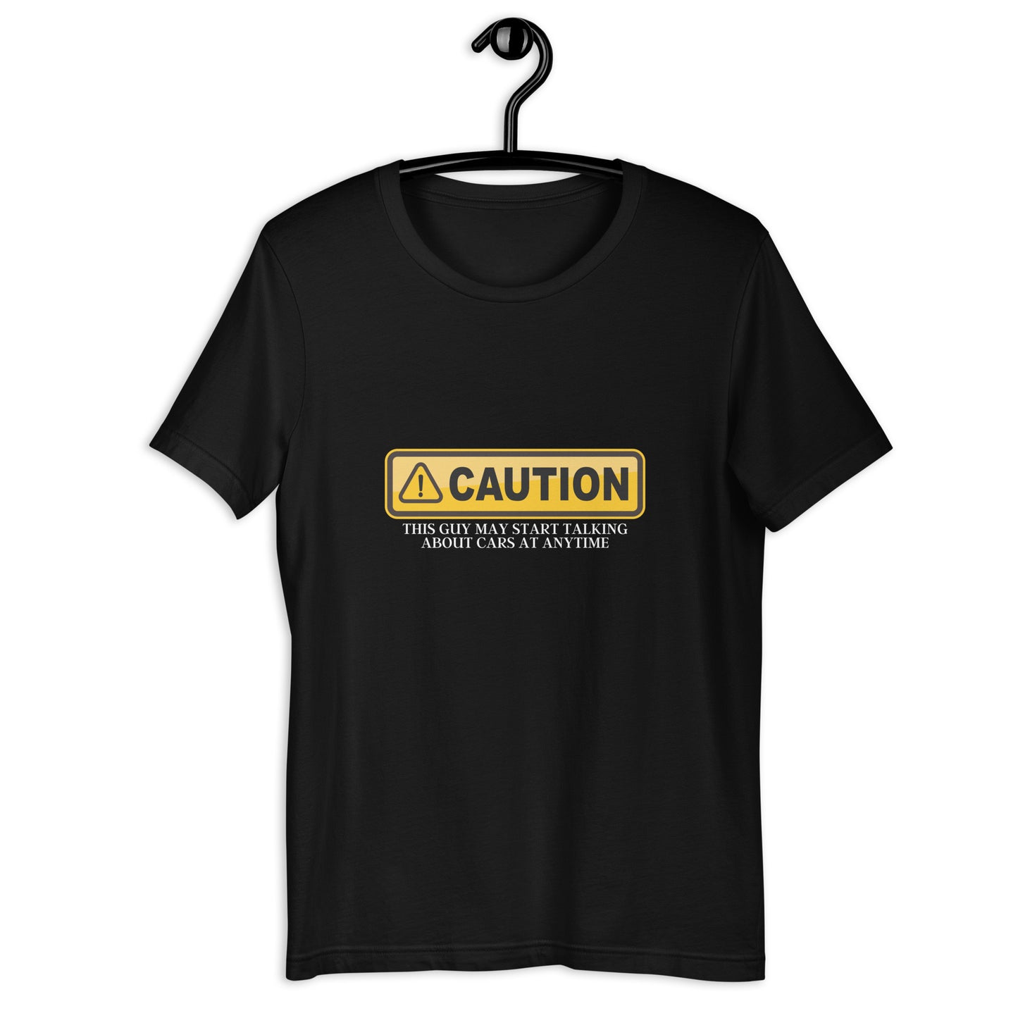 CAUTION TEE - BLACK
