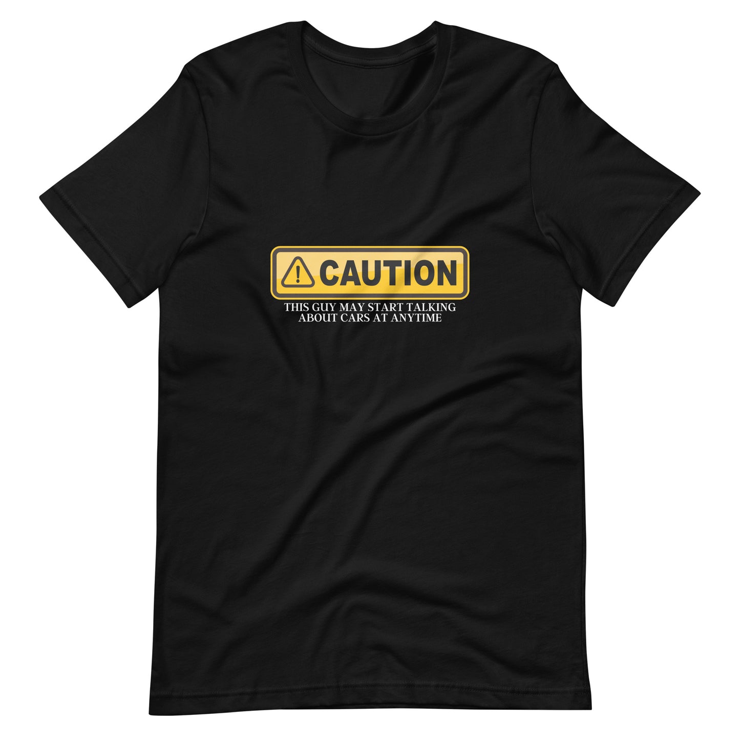 CAUTION TEE - BLACK