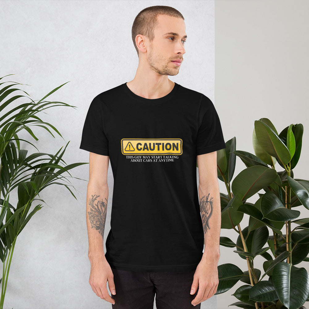 CAUTION TEE - BLACK