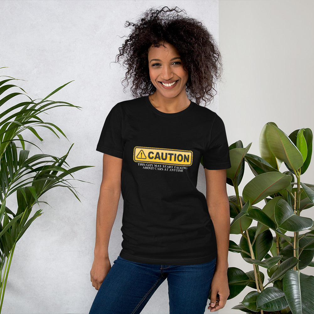CAUTION TEE - BLACK