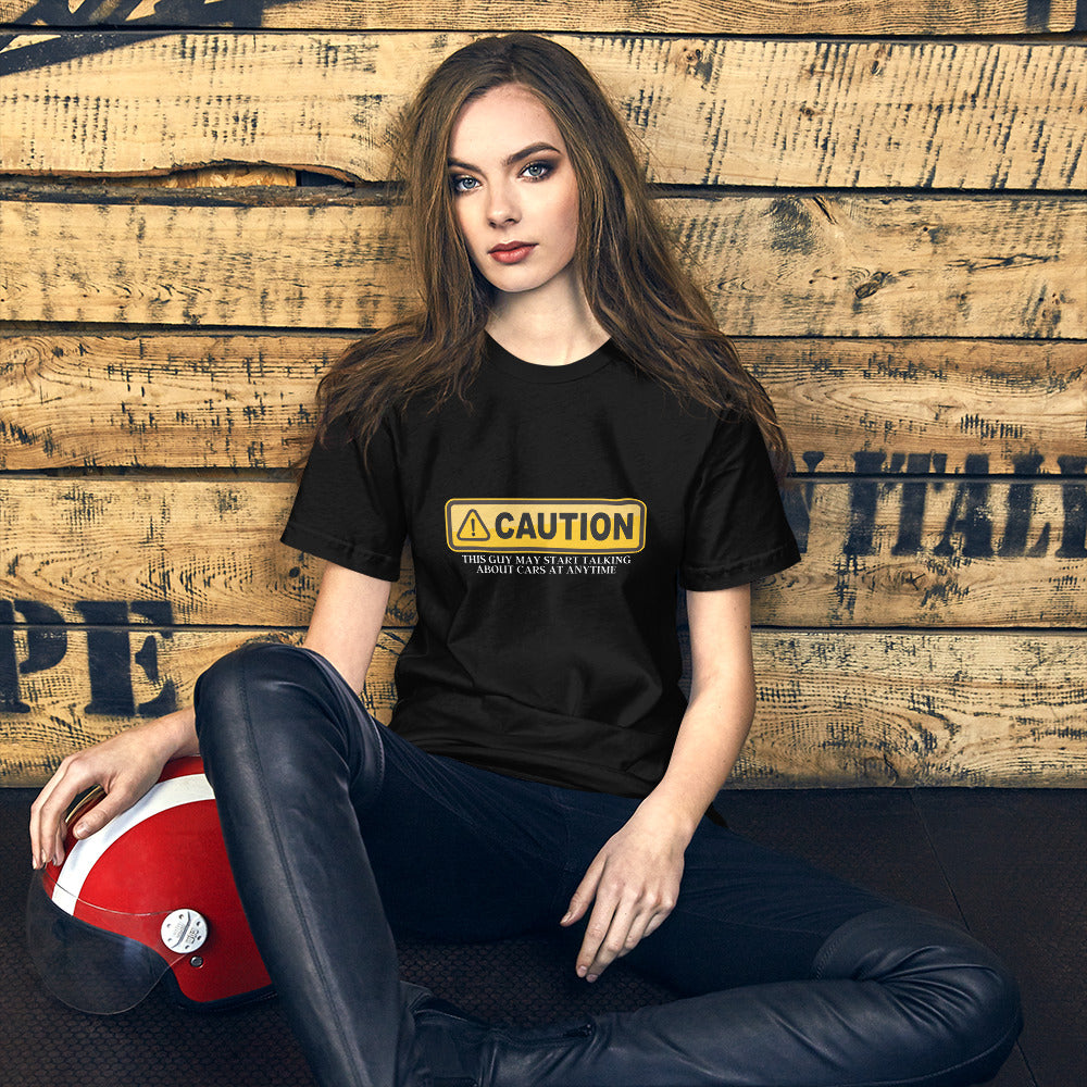CAUTION TEE - BLACK