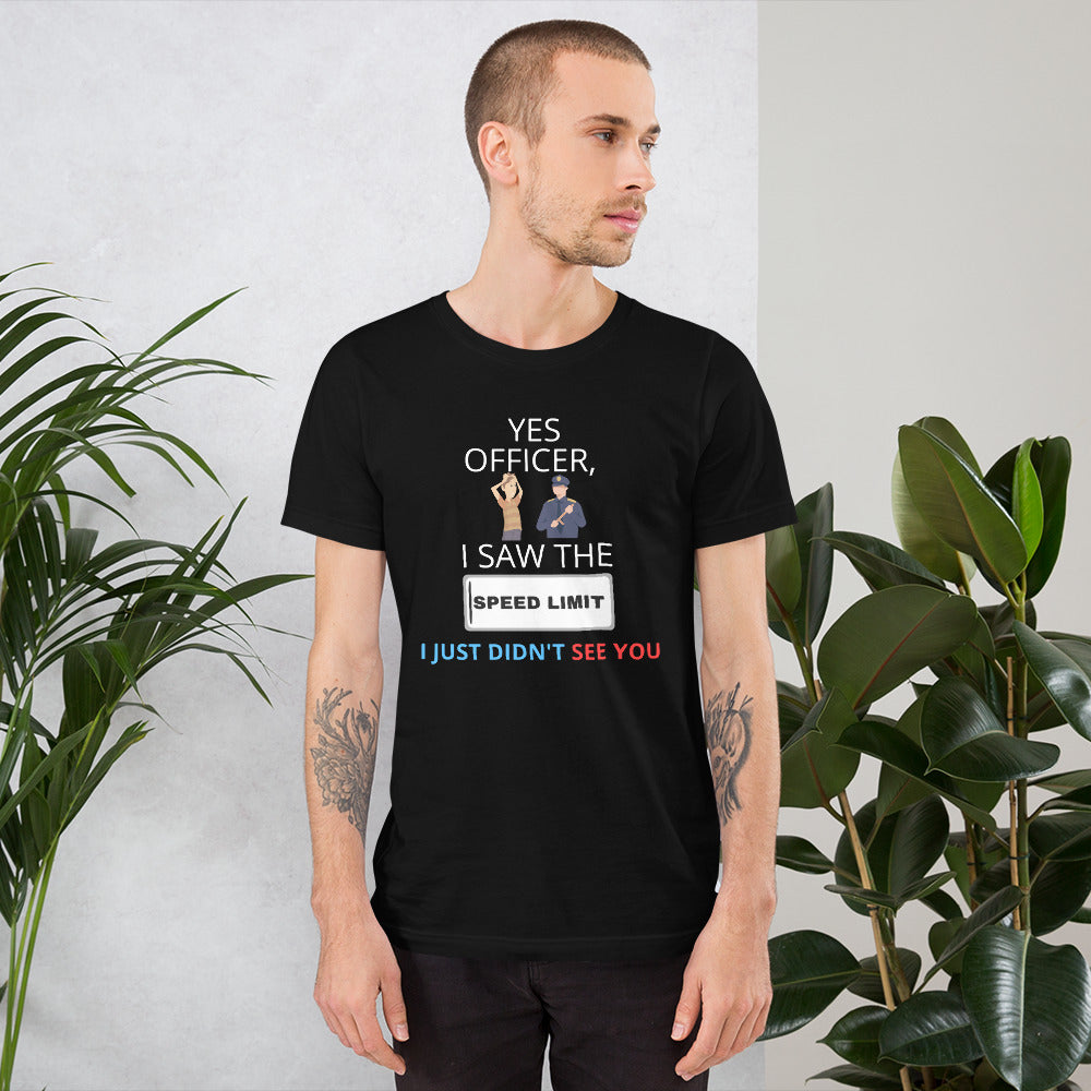 FUNNY SPEED LIMIT TEE - BLACK