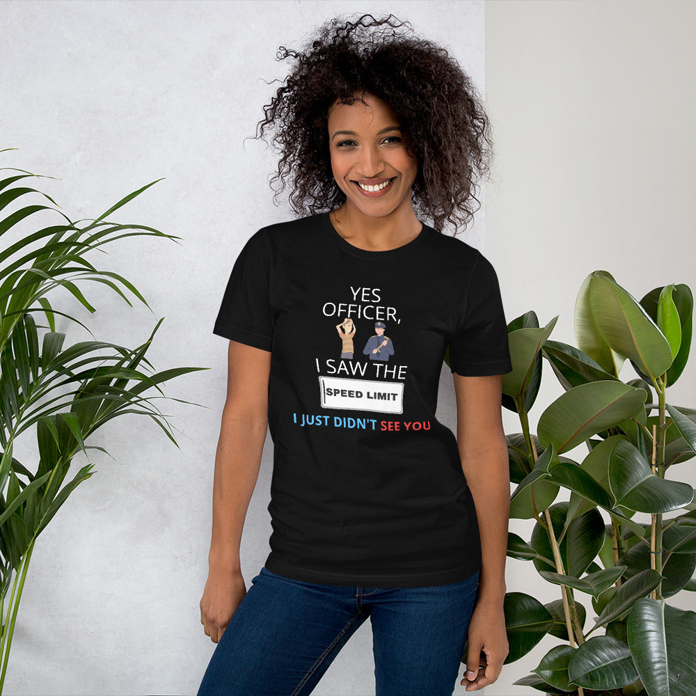 FUNNY SPEED LIMIT TEE - BLACK