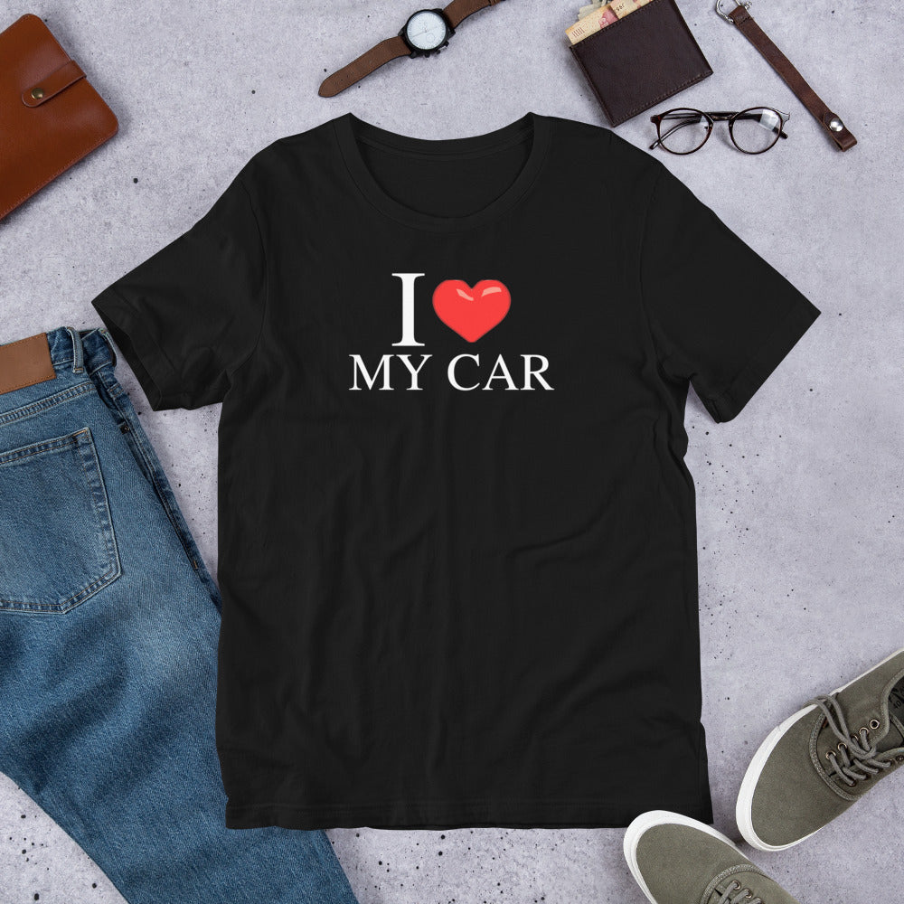 I LOVE ❤️ MY CAR TEE - BLACK
