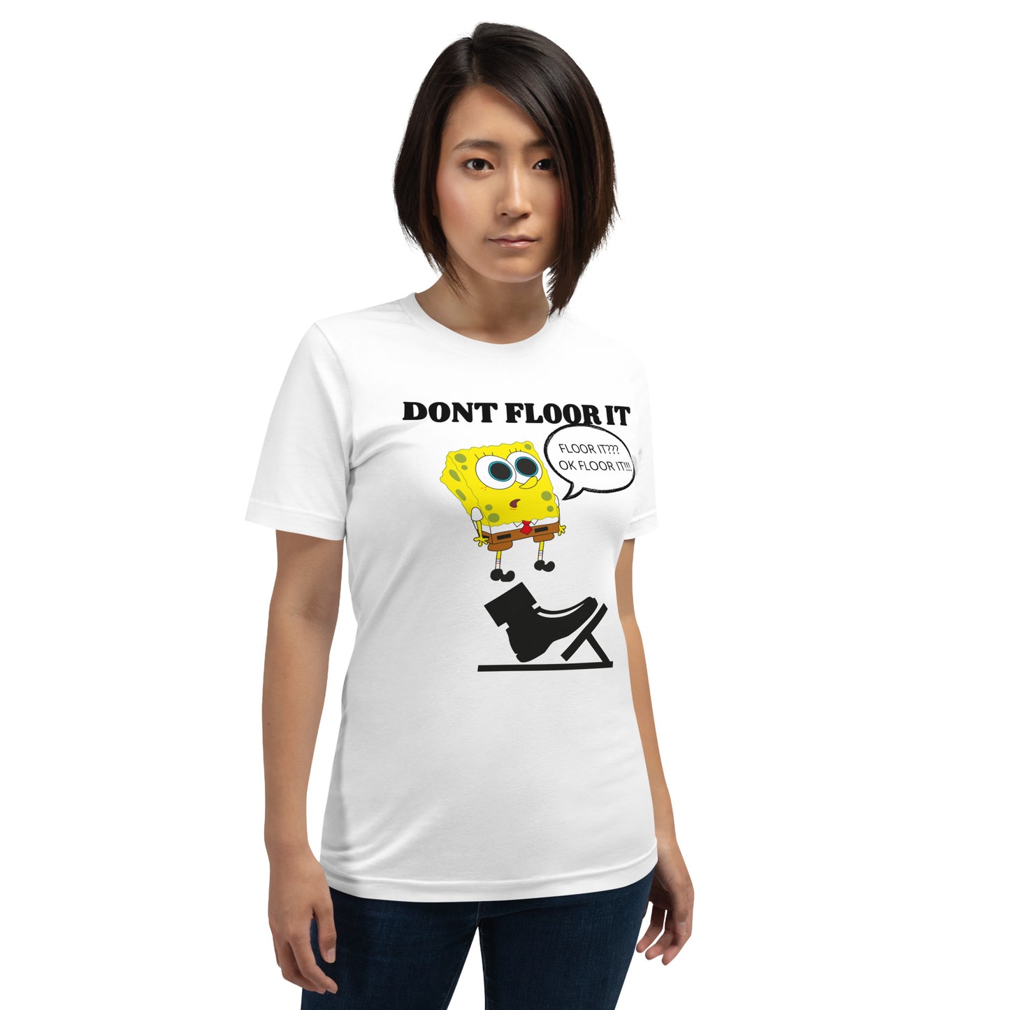 DON'T FLOOR IT TEE - WHITE