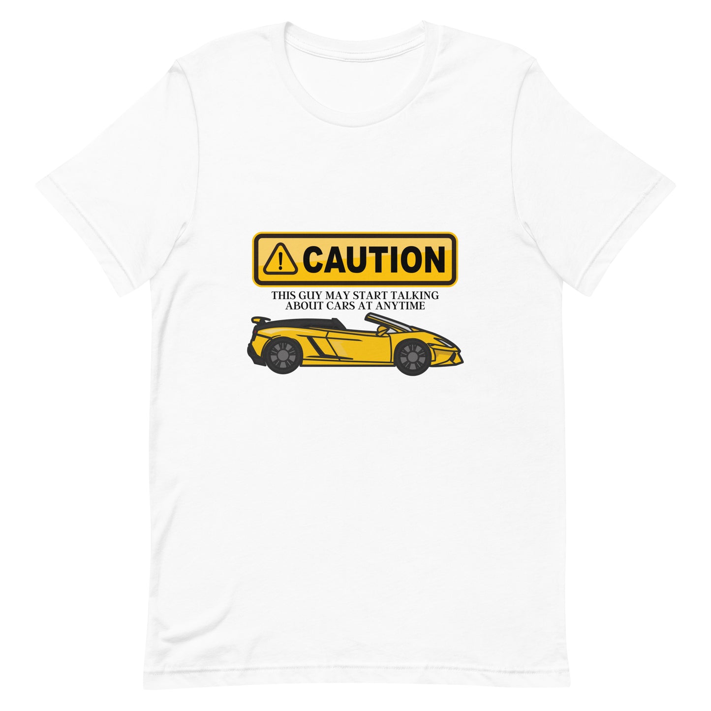 CAUTION TEE - WHITE