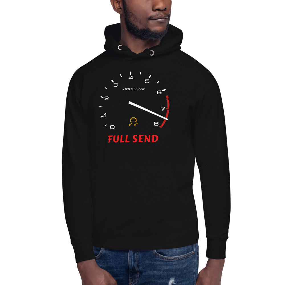 FULL SEND HOODIE - BLACK