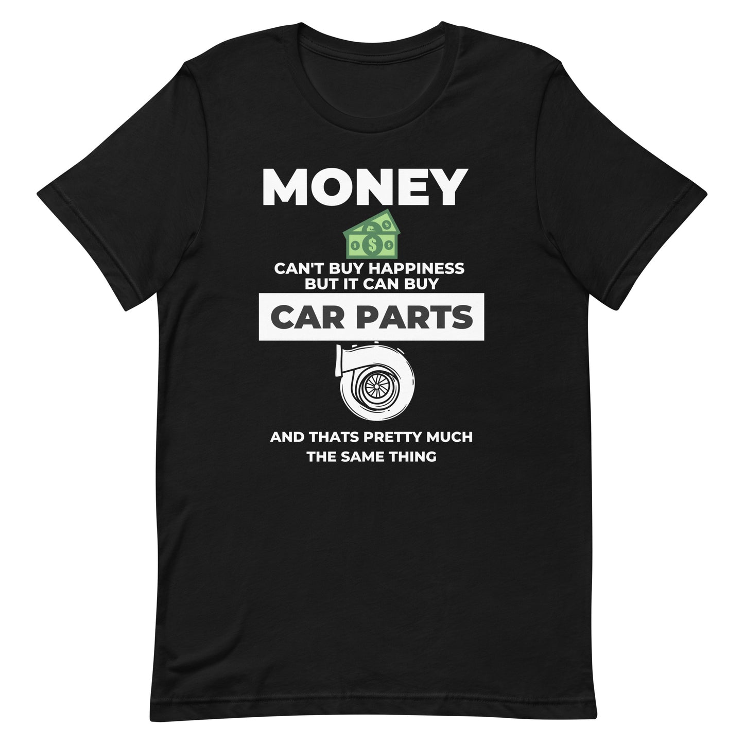 MONEY CAN'T BUY HAPPINESS TEE - BLACK