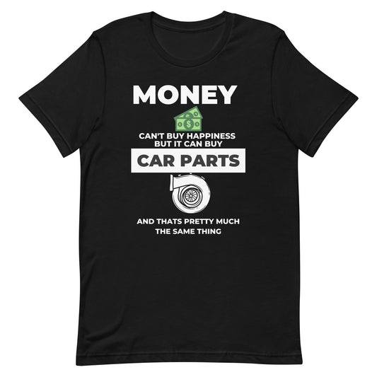 MONEY CAN'T BUY HAPPINESS TEE - BLACK