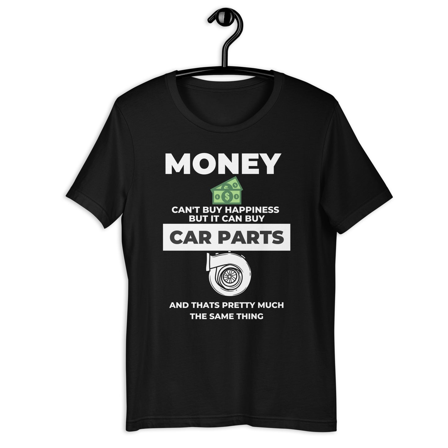 MONEY CAN'T BUY HAPPINESS TEE - BLACK