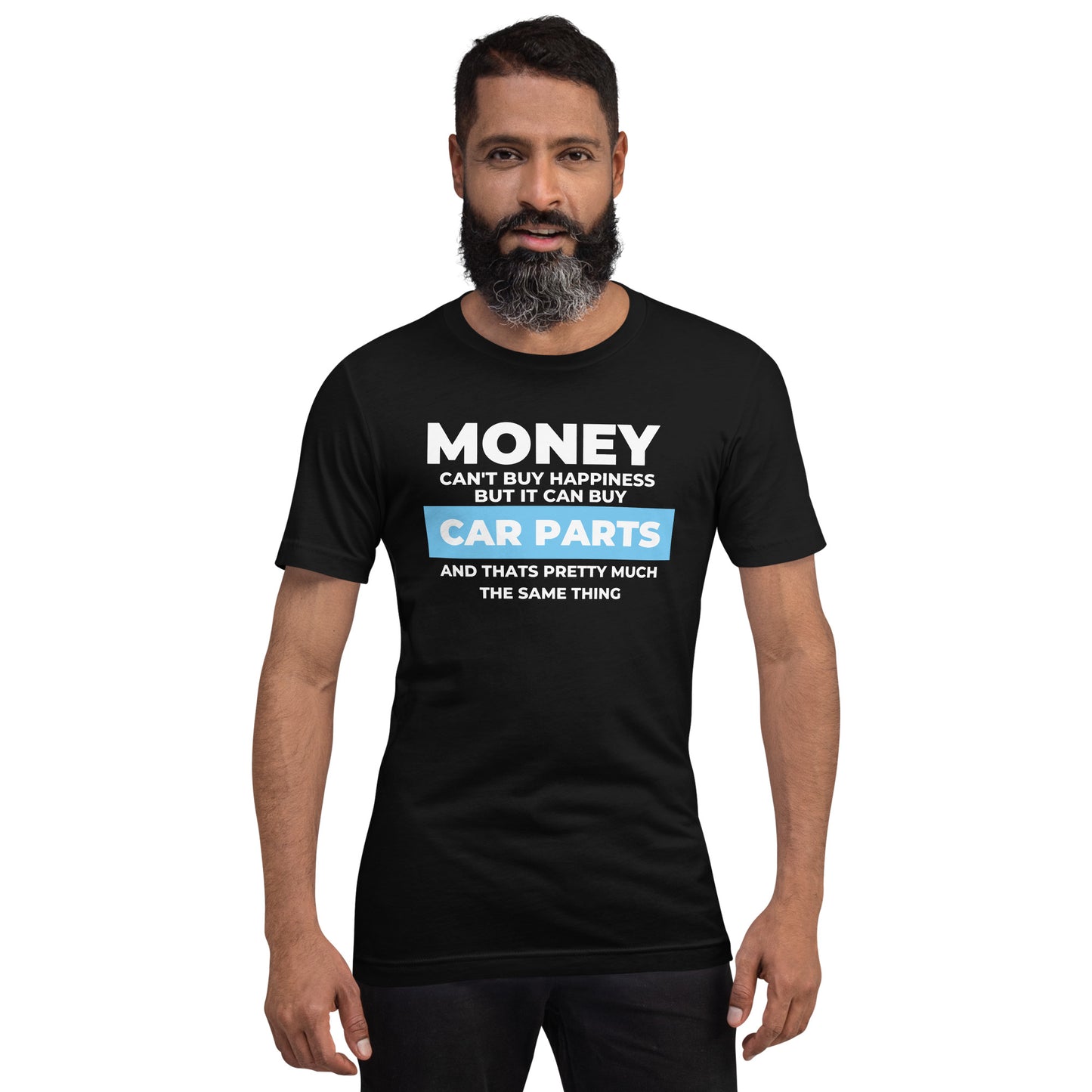 MONEY CAN'T BUY HAPPINESS TEE - BLACK