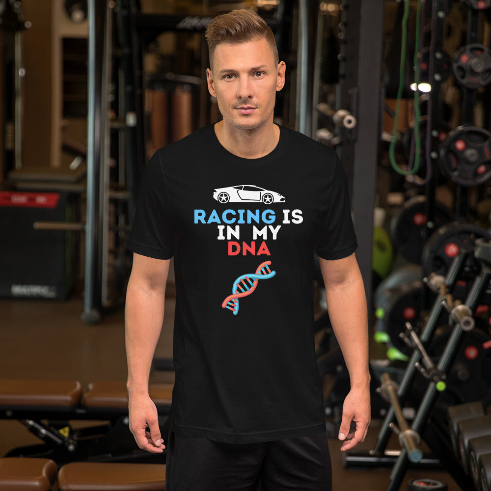 RACING IS IN MY DNA 🏁 TEE - BLACK