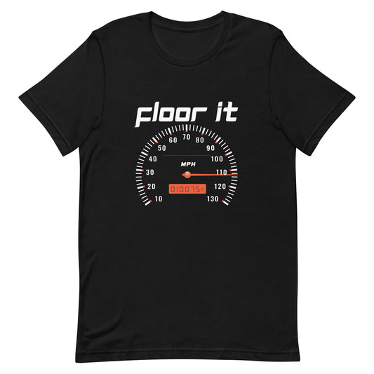 FLOOR IT TEE - BLACK