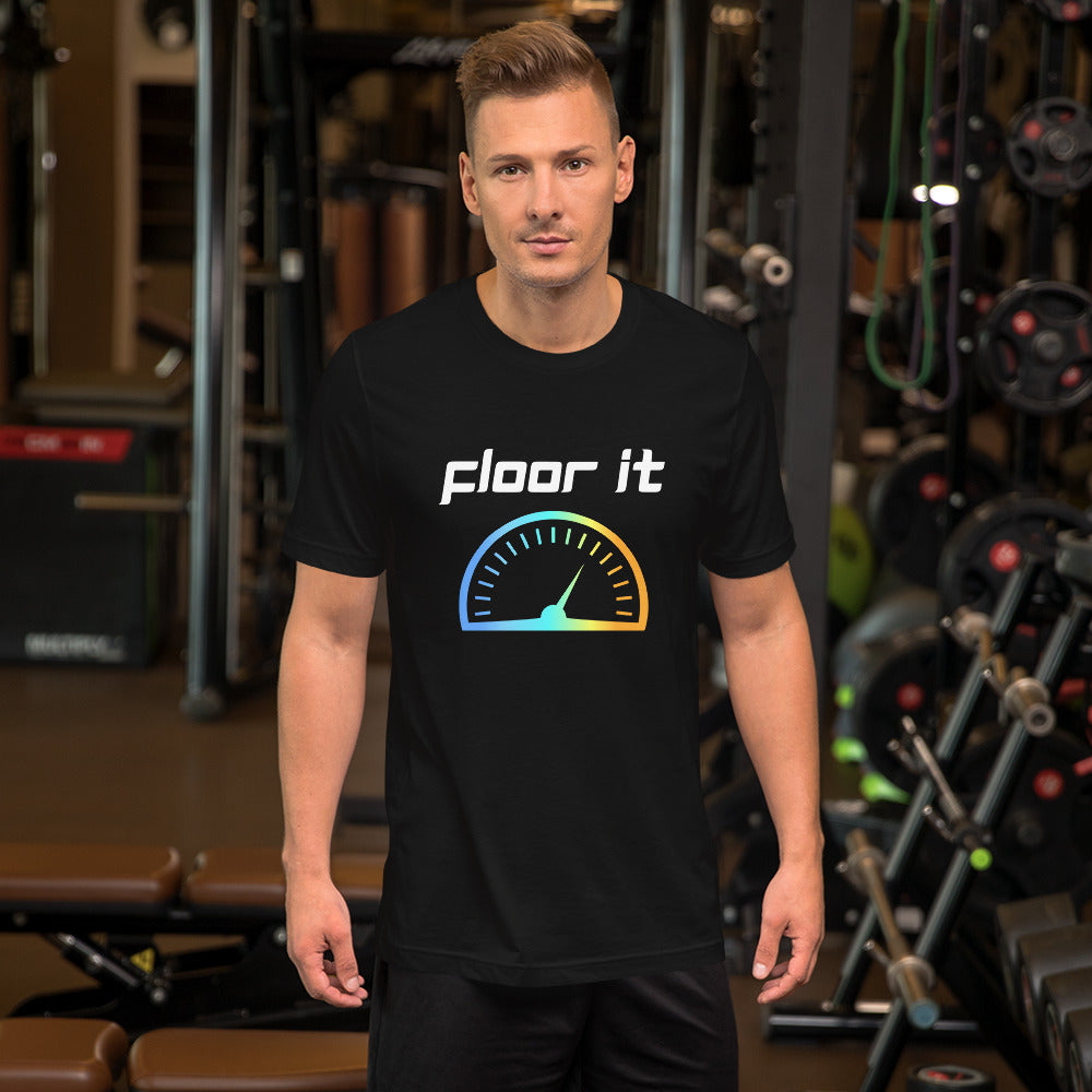 FLOOR IT TEE - BLACK
