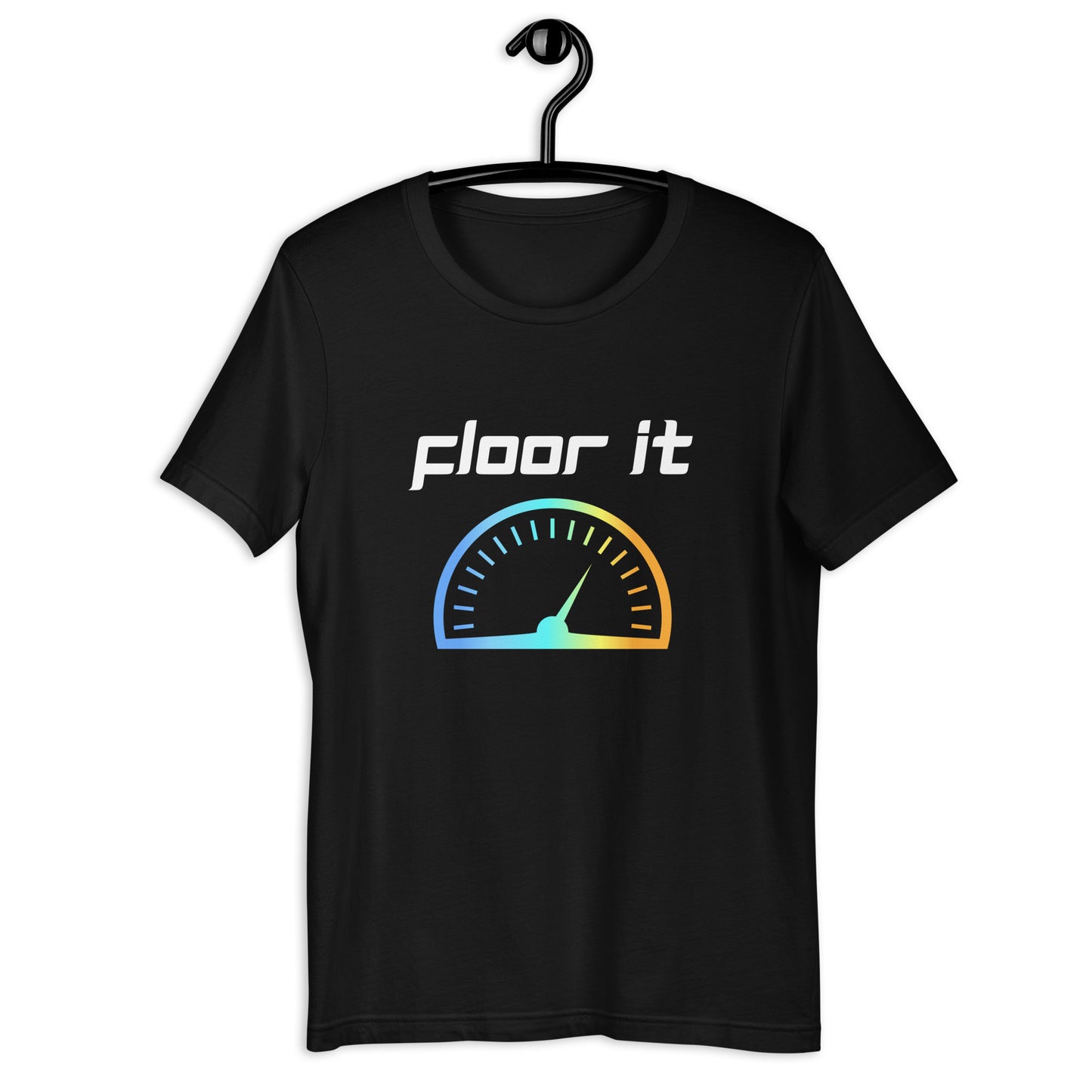 FLOOR IT TEE - BLACK