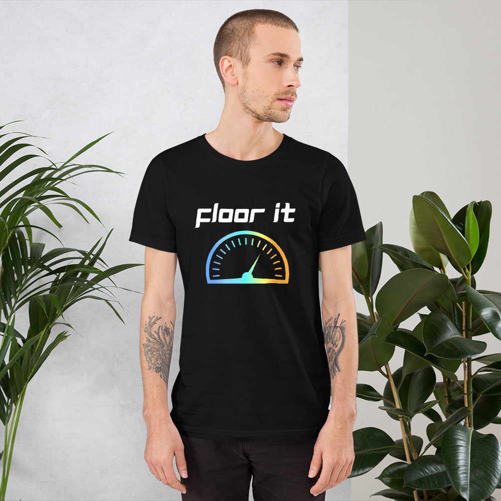 FLOOR IT TEE - BLACK