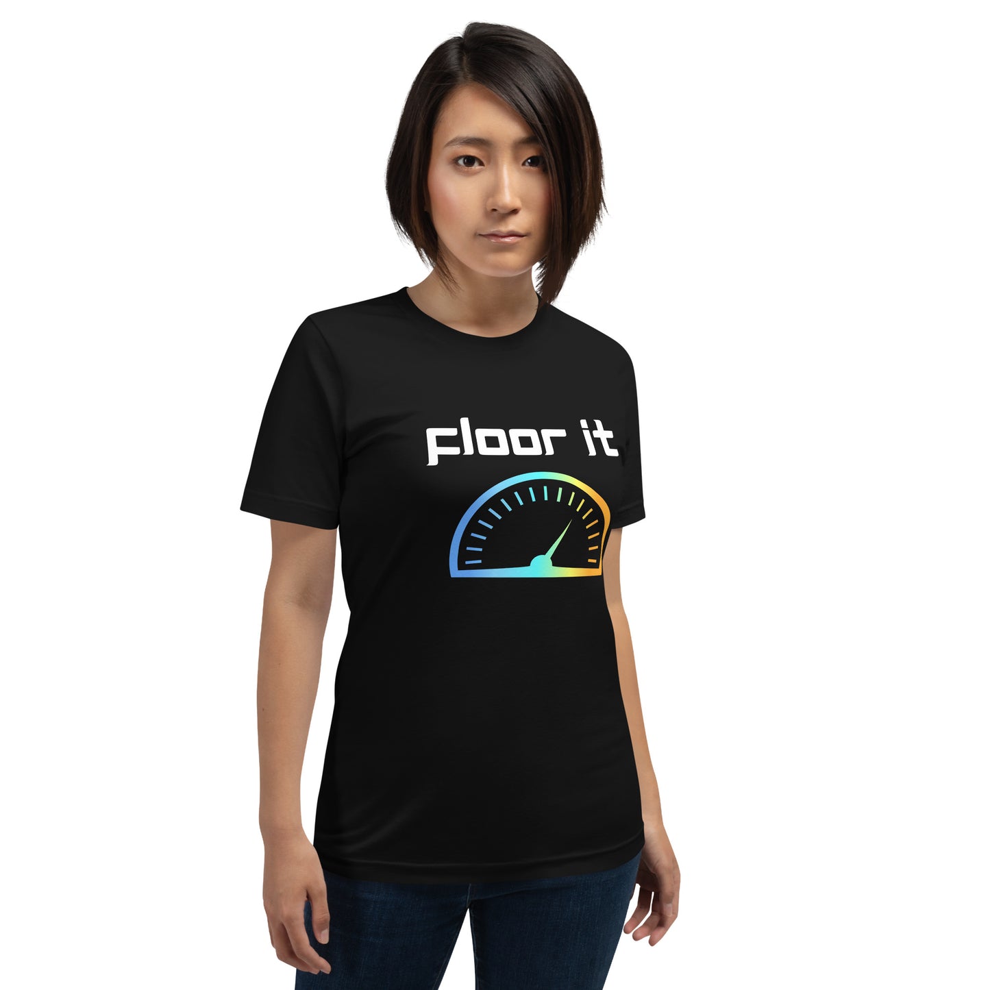FLOOR IT TEE - BLACK