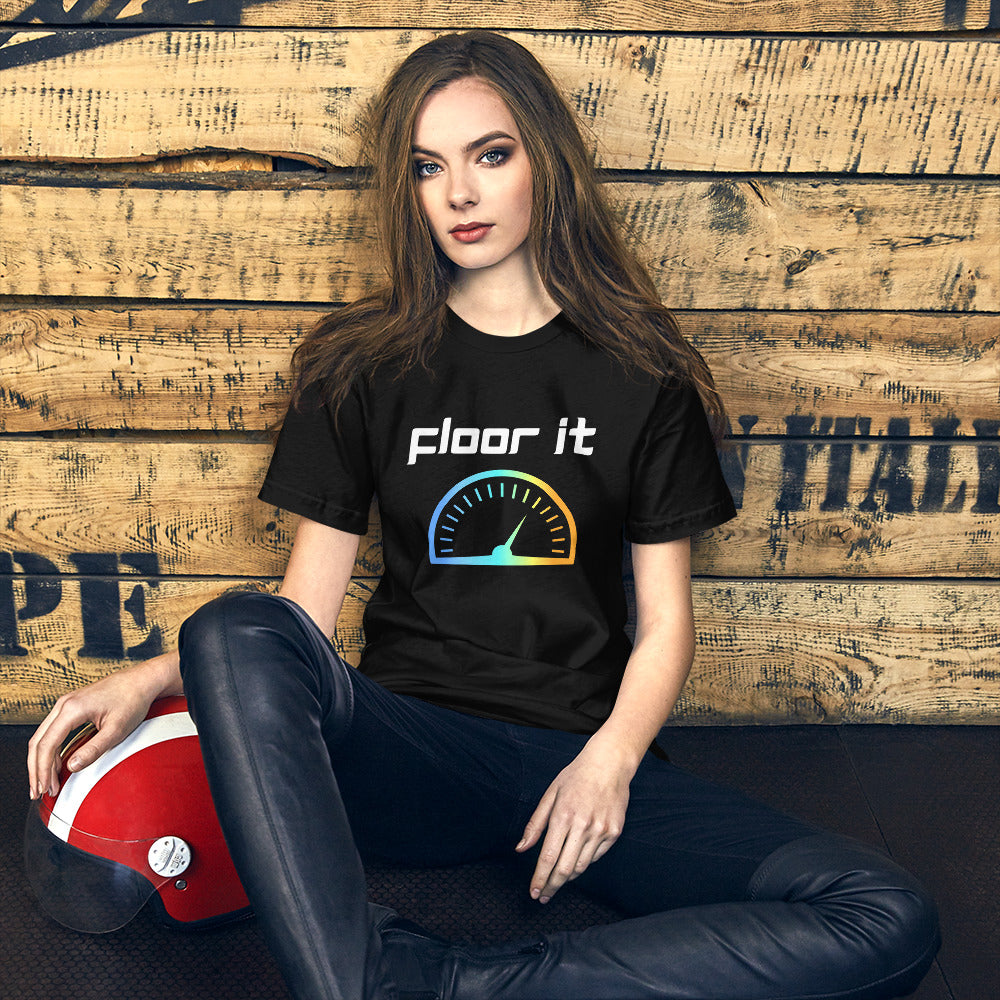 FLOOR IT TEE - BLACK