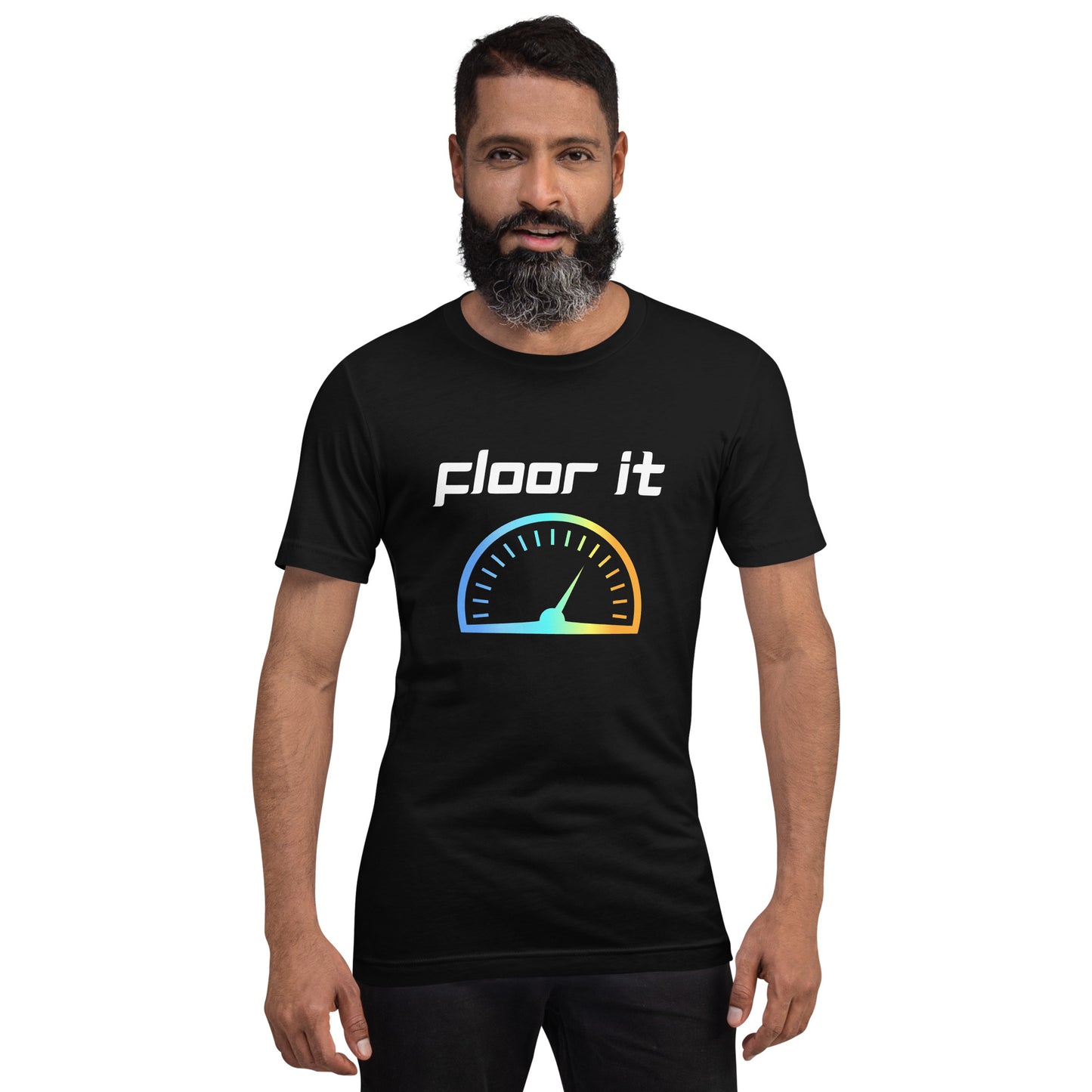 FLOOR IT TEE - BLACK