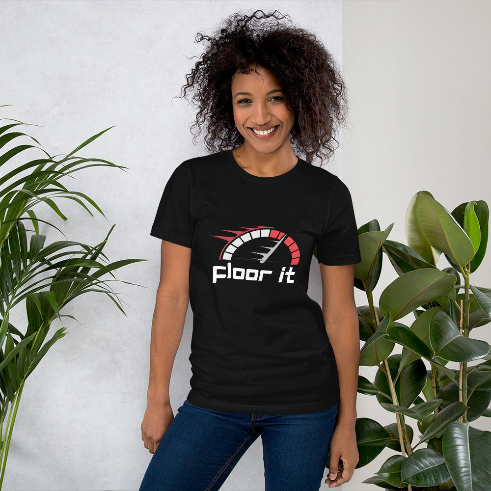 FLOOR IT TEE - BLACK