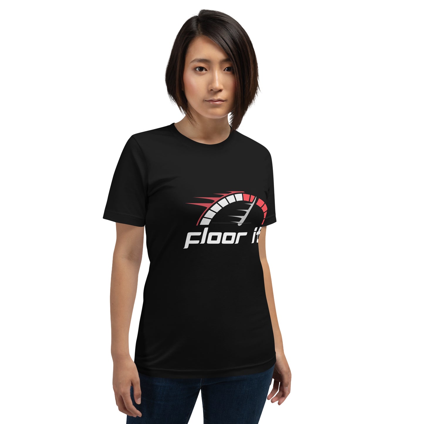 FLOOR IT TEE - BLACK