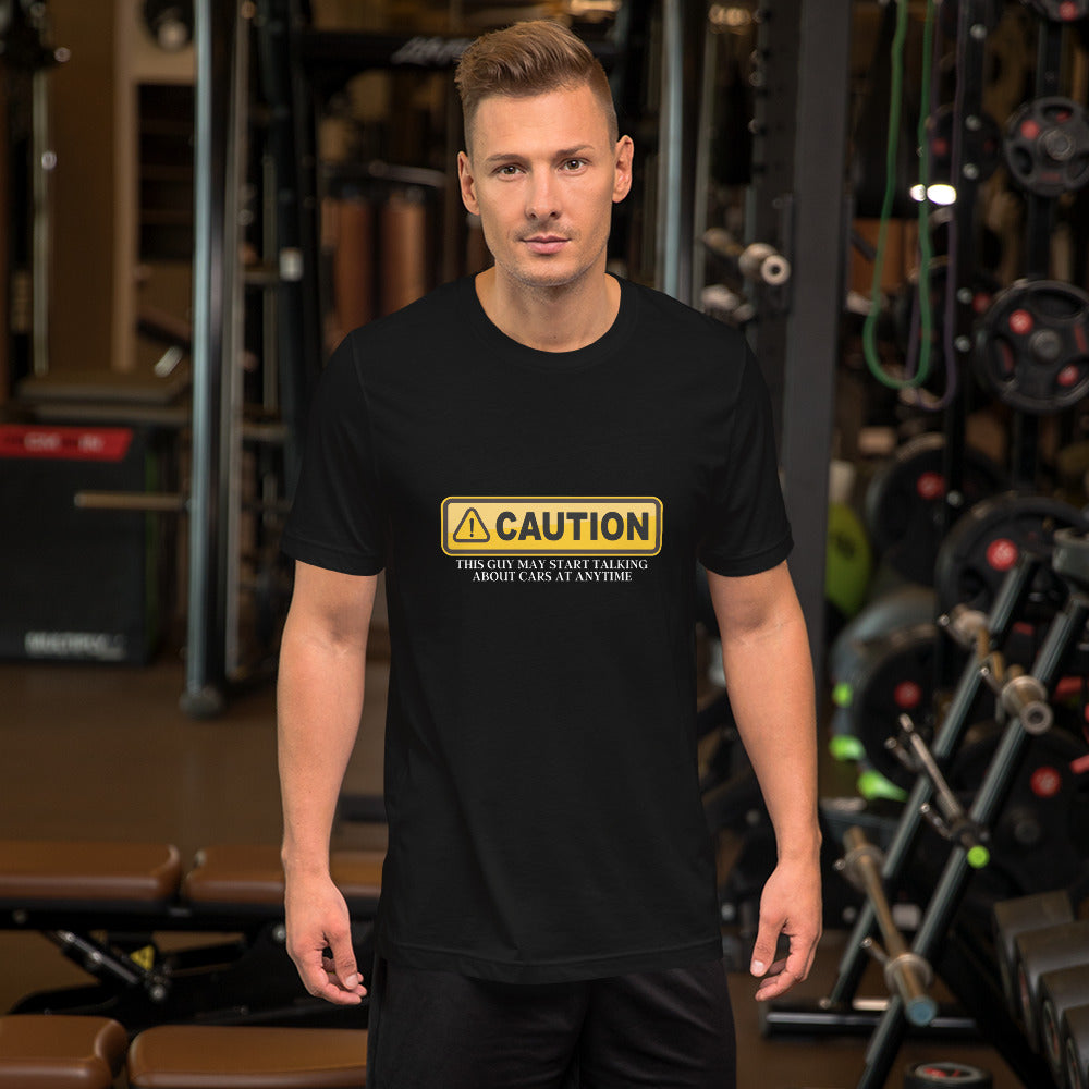 CAUTION TEE - BLACK