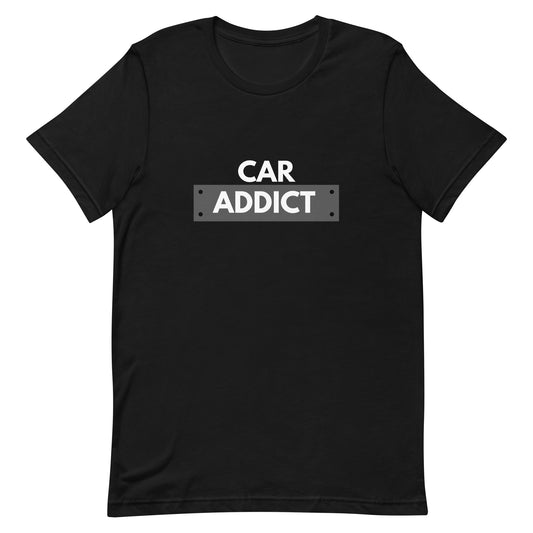 CAR ADDICT TEE - BLACK