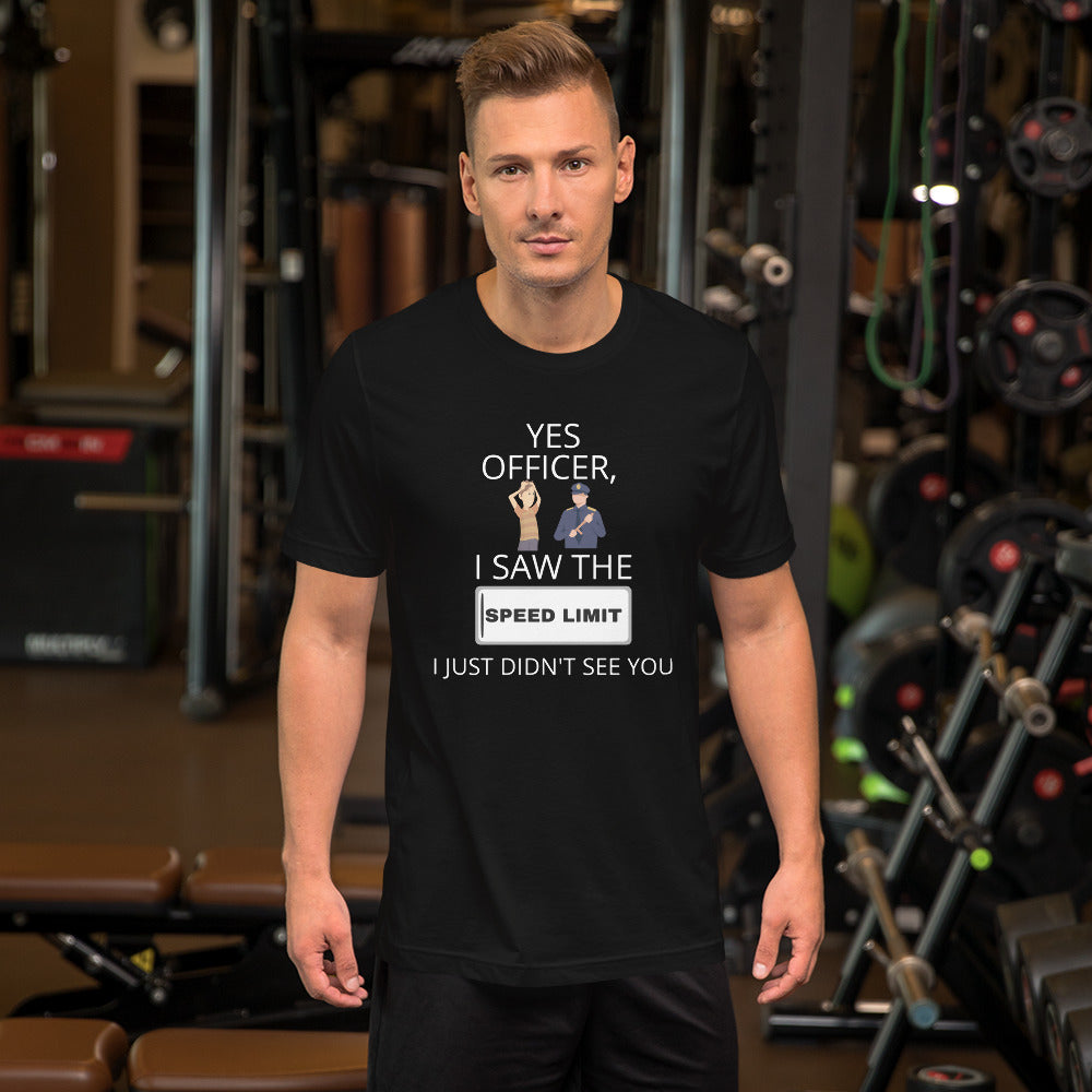 FUNNY SPEED LIMIT TEE - BLACK