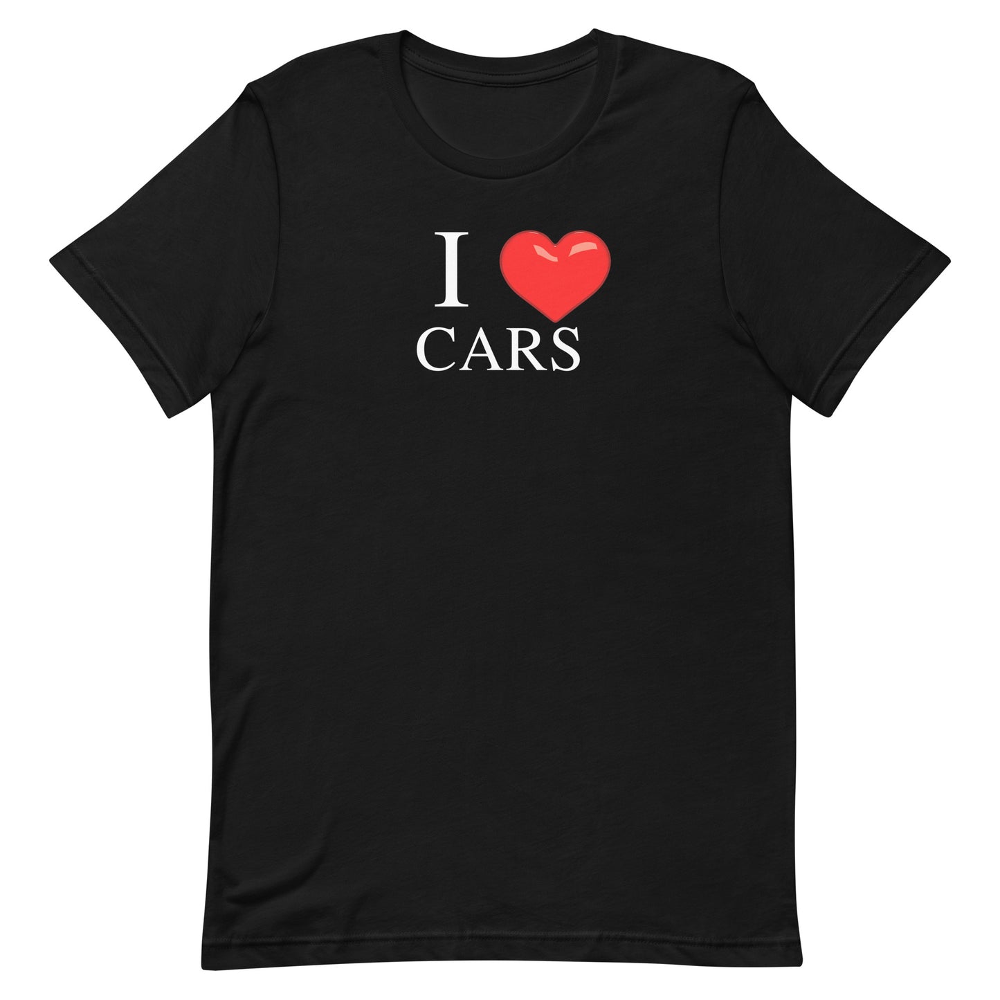 I LOVE ❤️ CARS TEE - BLACK