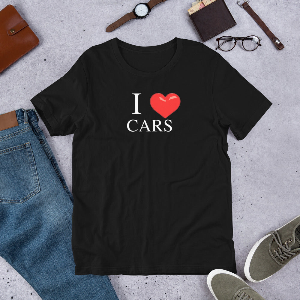 I LOVE ❤️ CARS TEE - BLACK