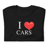 I LOVE ❤️ CARS TEE - BLACK