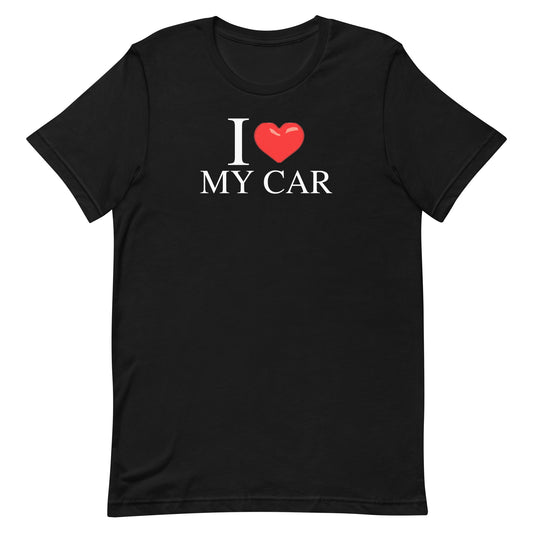 I LOVE ❤️ MY CAR TEE - BLACK