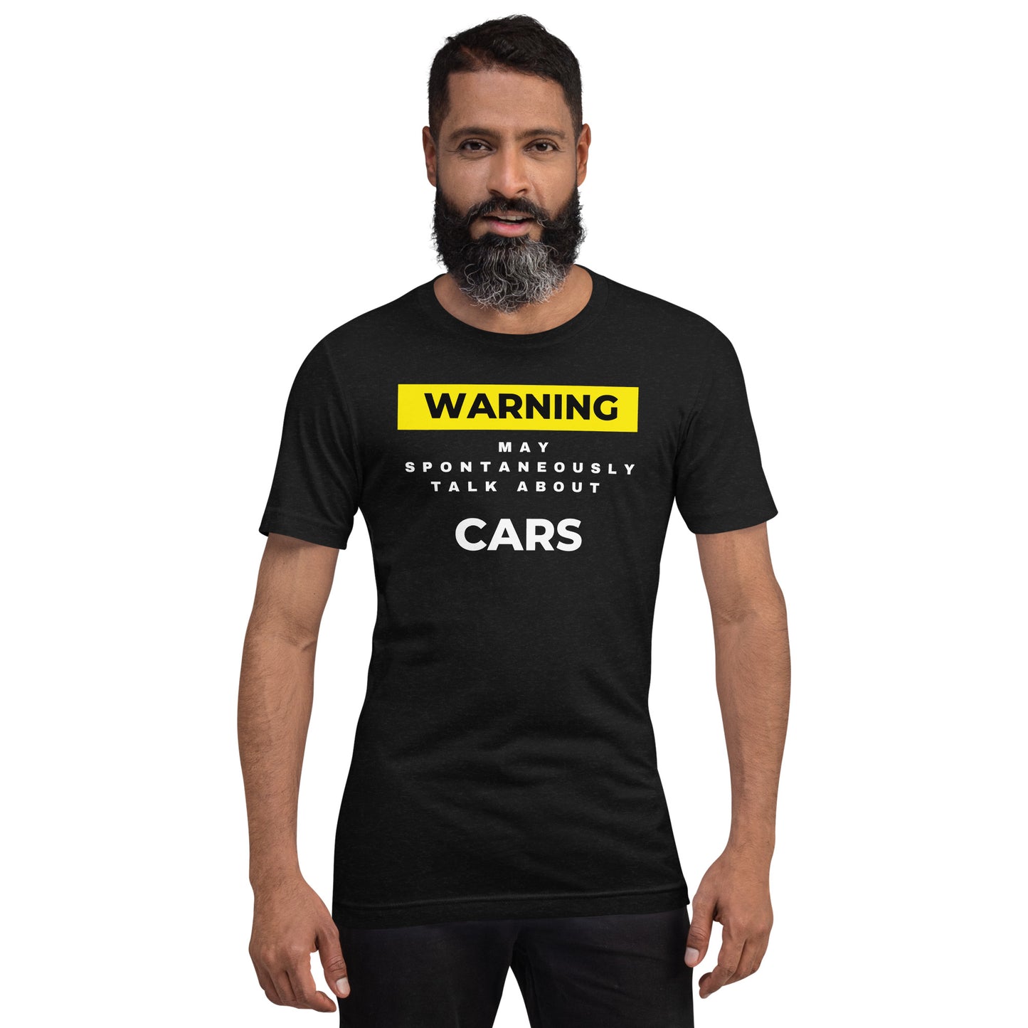 WARNING ⚠️ MAY SPONTANEOUSLY START TALKING ABOUT CARS TEE - BLACK