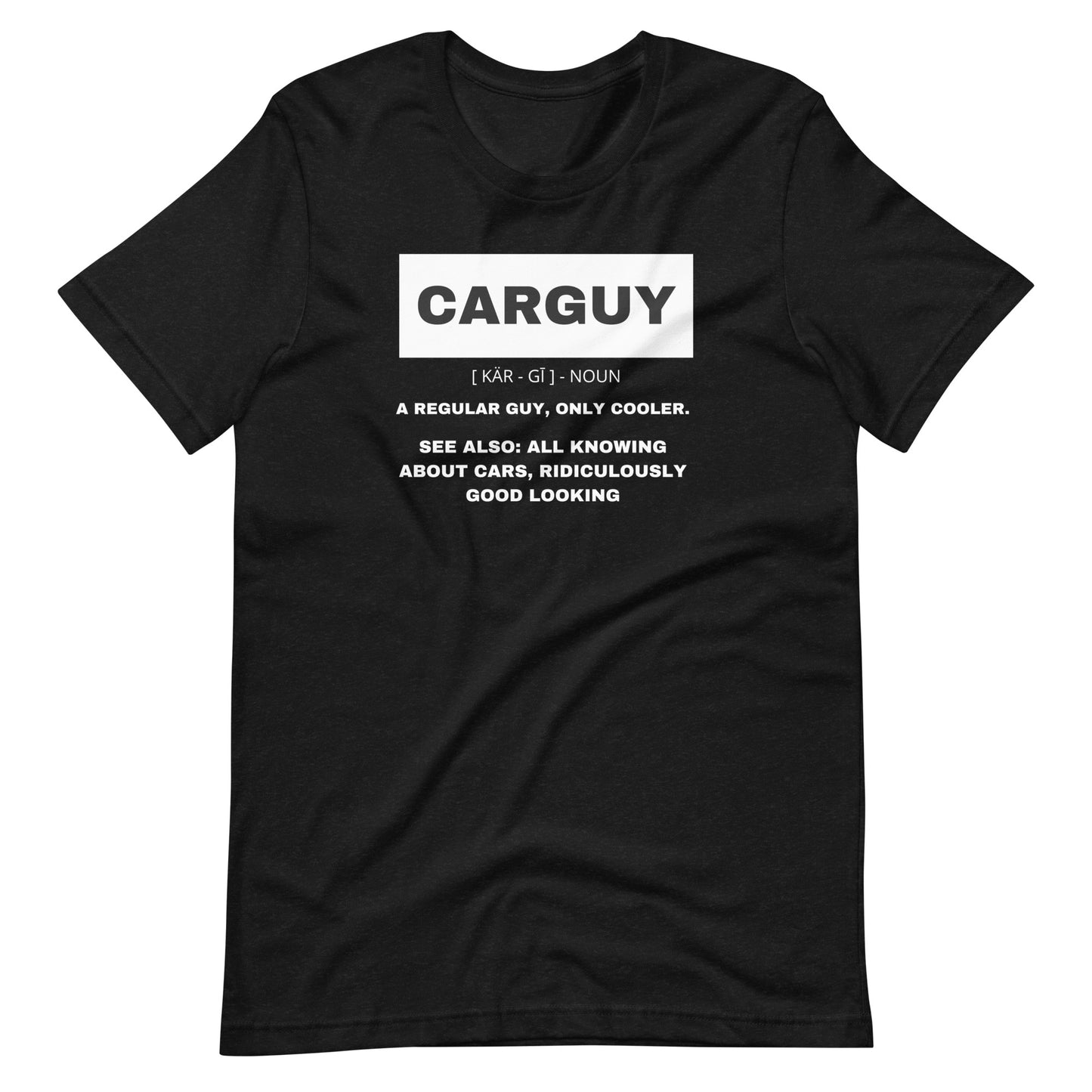 DEFINITION OF A CARGUY TEE - BLACK