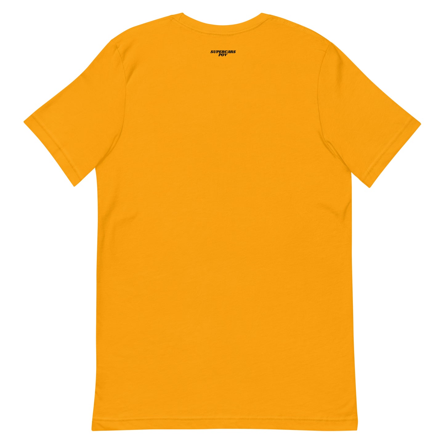 CAUTION TEE - GOLD