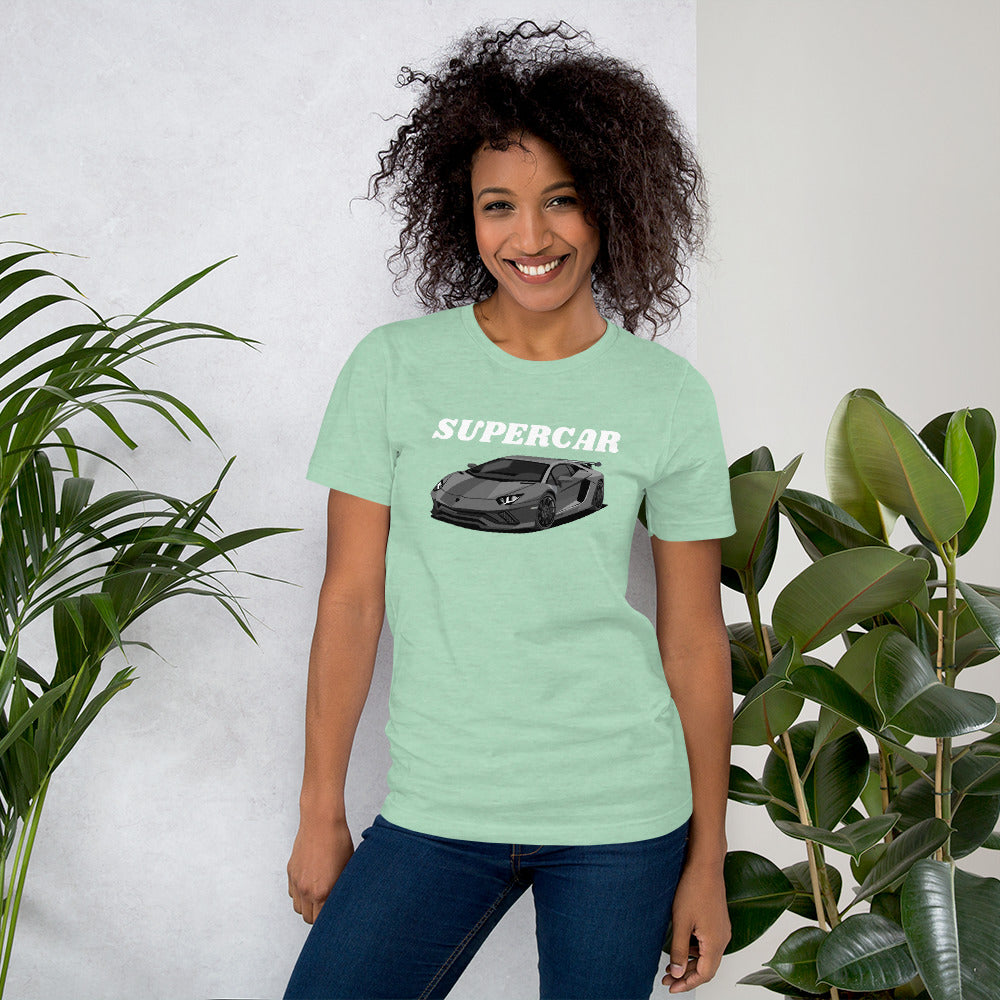 SUPERCAR AVENTADOR TEE - MINT GREEN