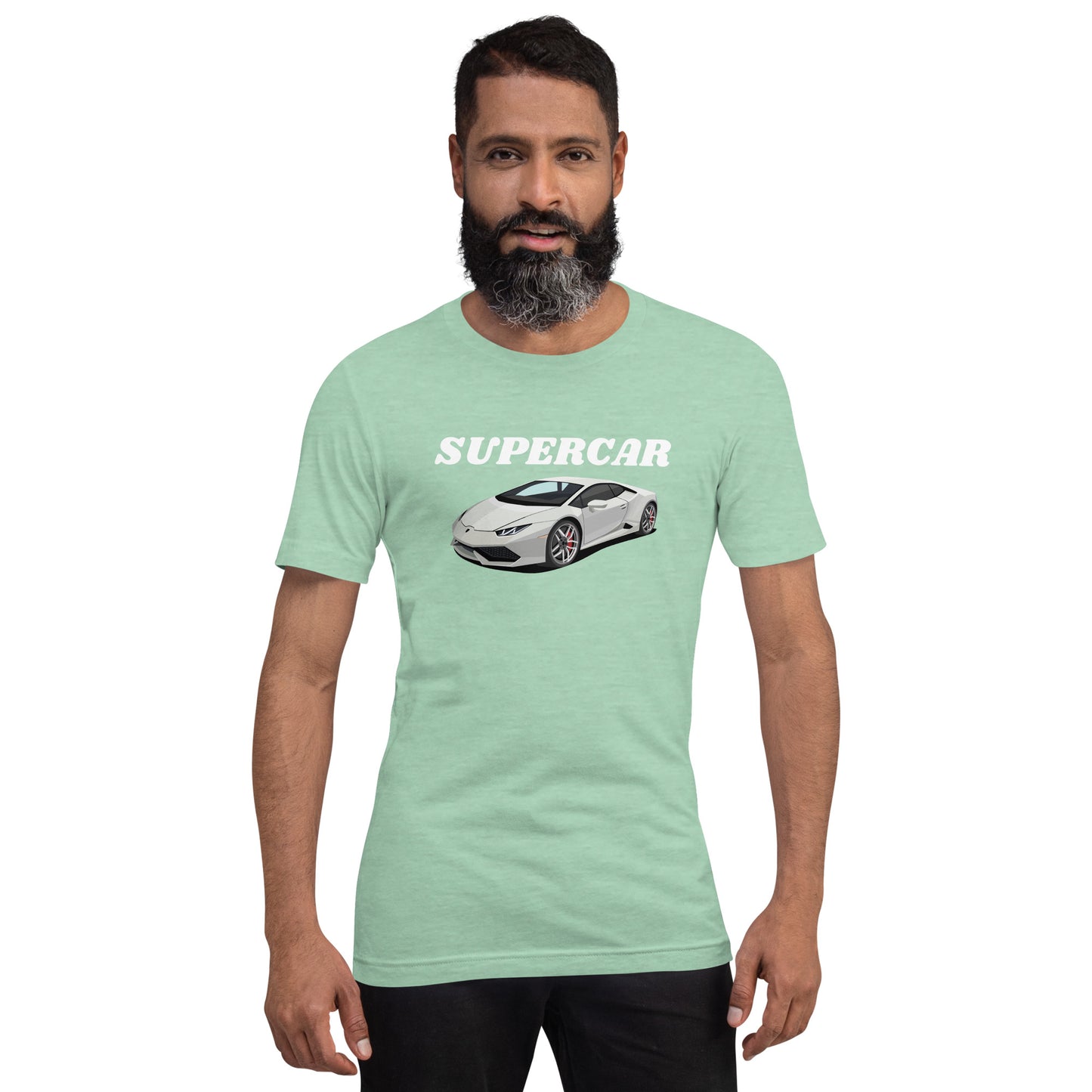 SUPERCAR HURACAN TEE - MINT GREEN