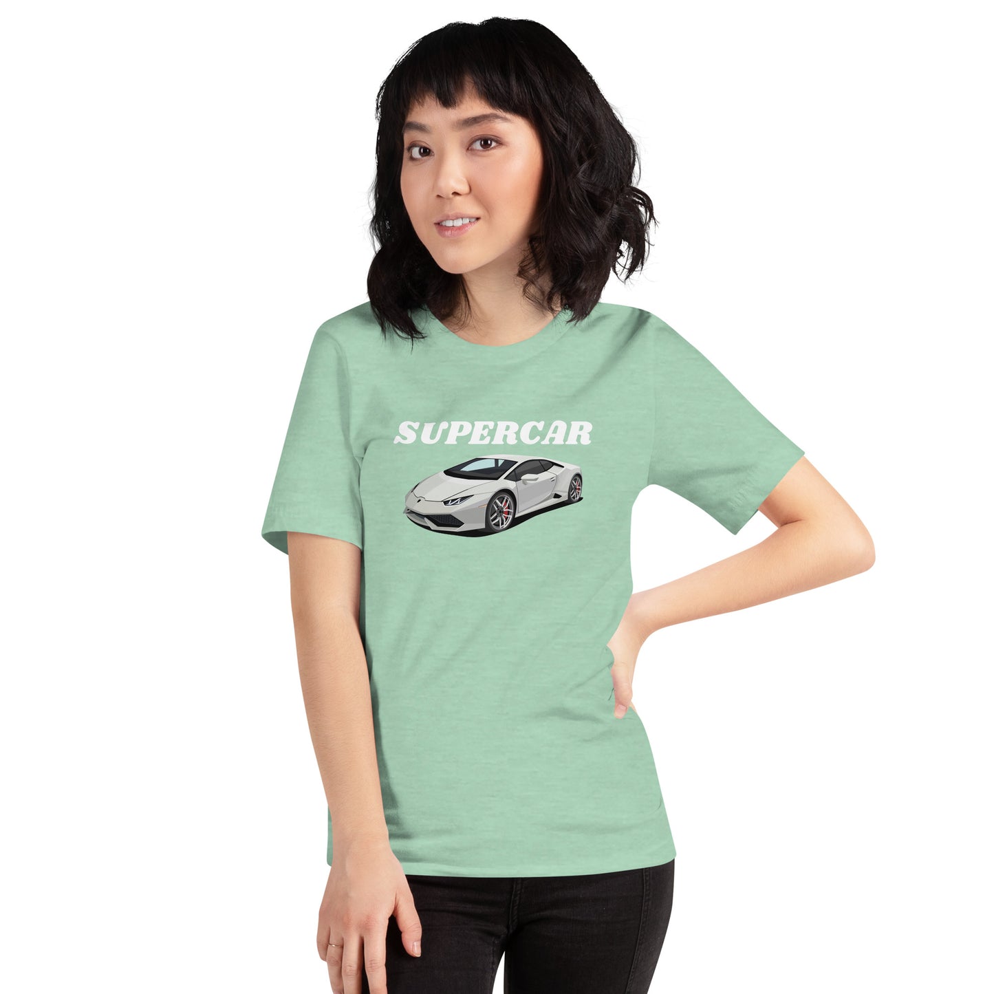 SUPERCAR HURACAN TEE - MINT GREEN