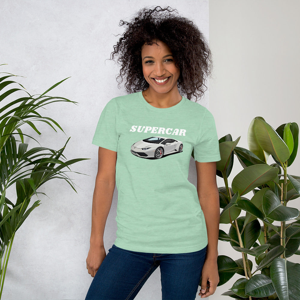 SUPERCAR HURACAN TEE - MINT GREEN
